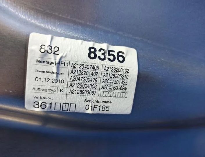 MERCEDES-BENZ E-Class W212/S212/C207/A207 (2009-2016) Aizmugurējo labo durvju logu pacēlājs A2128201302,A2048202102,A2047201835 21195384