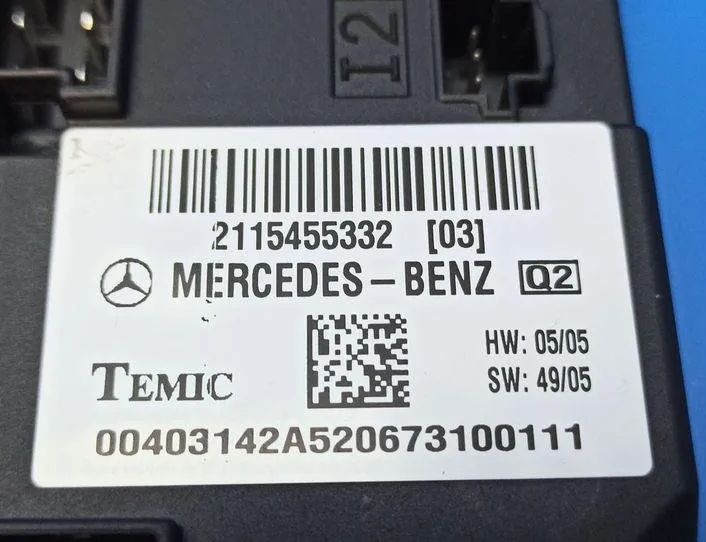 MERCEDES-BENZ CLS-Class C219 (2004-2010) Komforta vadības bloks 2115455332,HW0505,SW4905 21213673