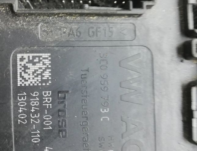 VOLKSWAGEN Passat CC 1 generation (2008-2017) Front Right Door Window Control Motor 3c8959701 13921030