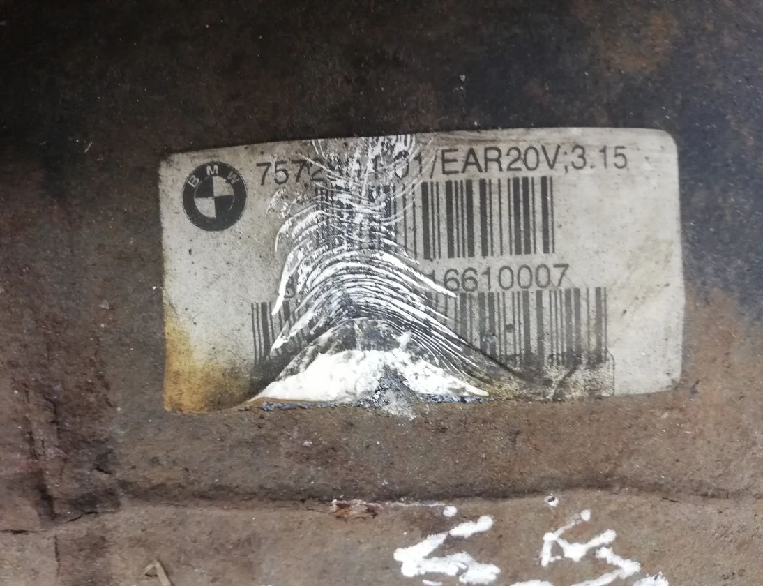 BMW 1 Series E81/E82/E87/E88 (2004-2013) Rear Differential 3;15,7572804 15205103