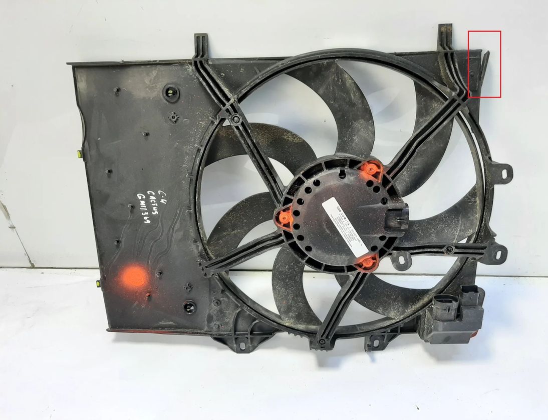 CITROËN C4 Cactus 1 generation (2014-2024) Radiator fan 9801559180,9827870080 20296051