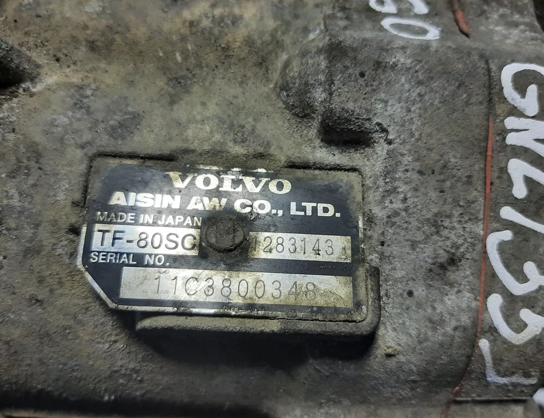 VOLVO S60 2 generation (2010-2020) Коробка передач TF-80SC,P1283143,31312609 31804009