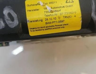 VOLVO S60 2 generation (2010-2020) Ремень безопасности средний задний 34078324A 25724565