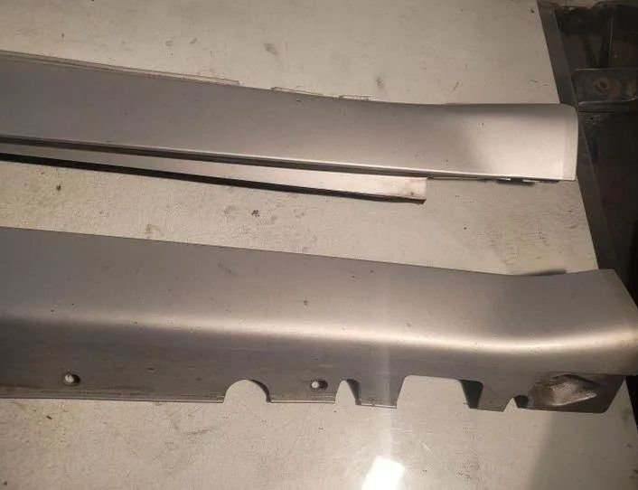 BMW X5 E70 (2006-2013) Labās puses dekoratīvā plastmasas sliekšņu uzlika 8038290,8038289 25736423