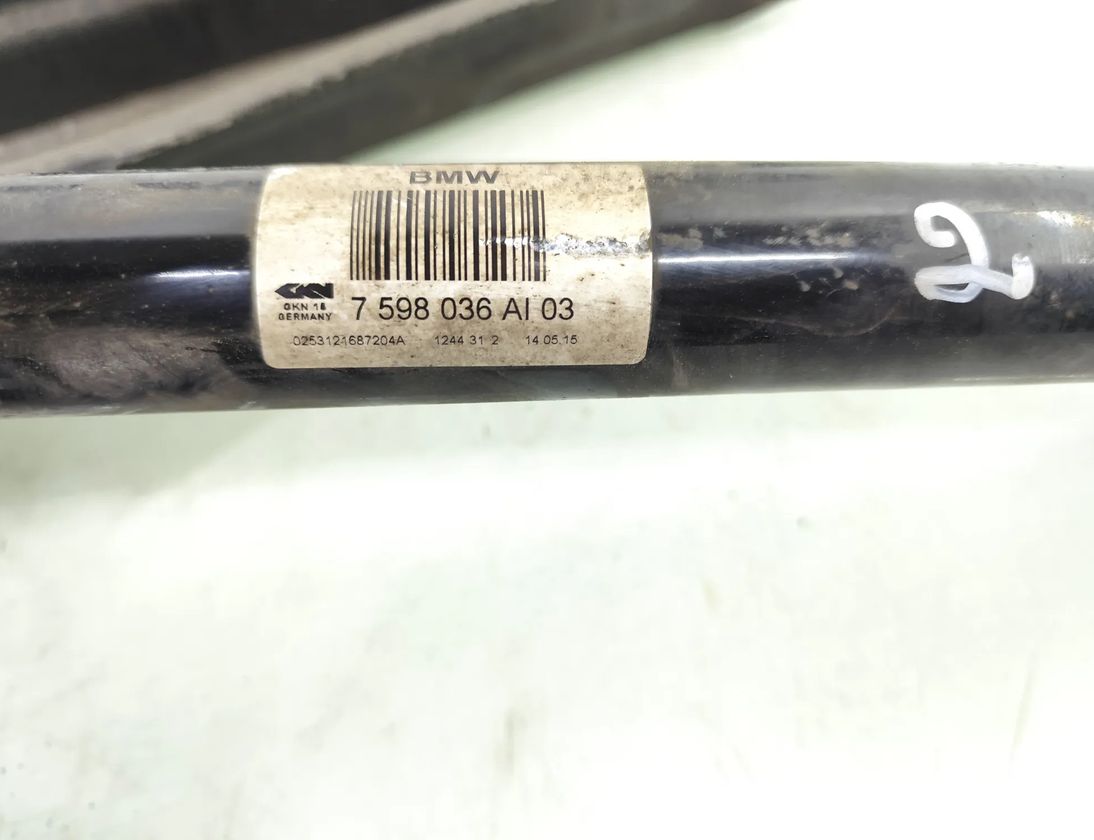 BMW X3 F25 (2010-2017) Aizmugurējās piekares daļas 7598036 27617108