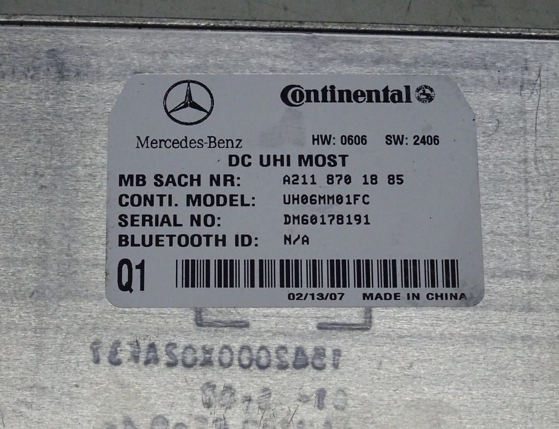 MERCEDES-BENZ CLS-Class C219 (2004-2010) Bluetooth Control Unit A2118701885,2118701885 28362002