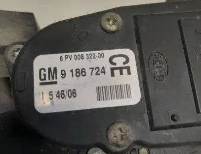 SAAB 9-3 2 generation (2002-2014) Akseleratora / gāzes pedālis 9186724,6PV00832200 26348735