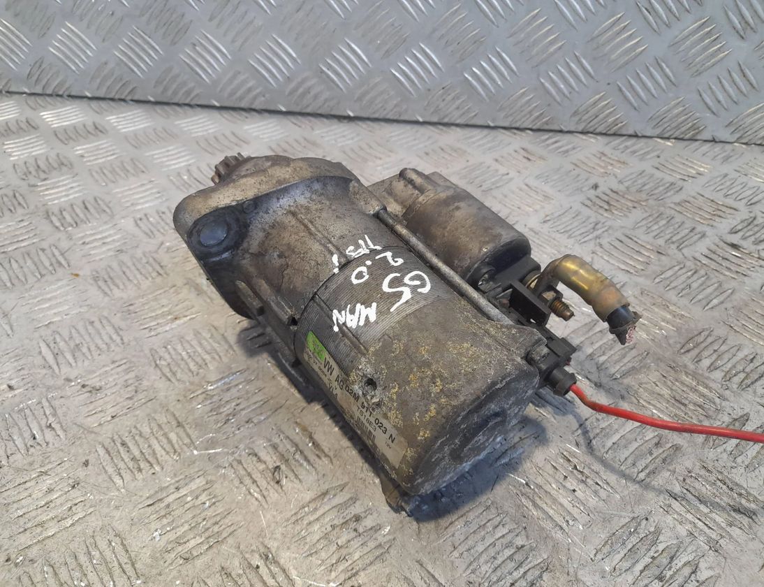 VOLKSWAGEN Golf 5 generation (2003-2009) Starteris 02M911023N,01070004J 29488202