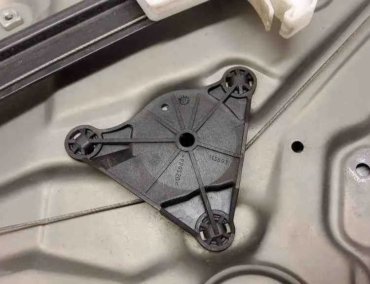 SKODA Octavia 2 generation (2004-2013) Rear left door window lifter 115893,117786G,117788 32561756