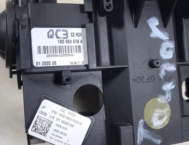 VOLKSWAGEN Touran 1 generation (2003-2015) Подрулевой переключатель 01203506,01203506,1K0953519A,1K0953519A,1K0953503H,1K0953503H,1K0953513A,1K0953513A 14985081