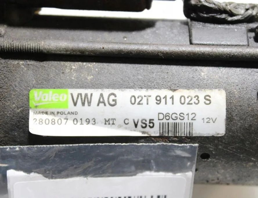 VOLKSWAGEN Polo 4 generation (2001-2009) Starter Motor D6GS12 32895911