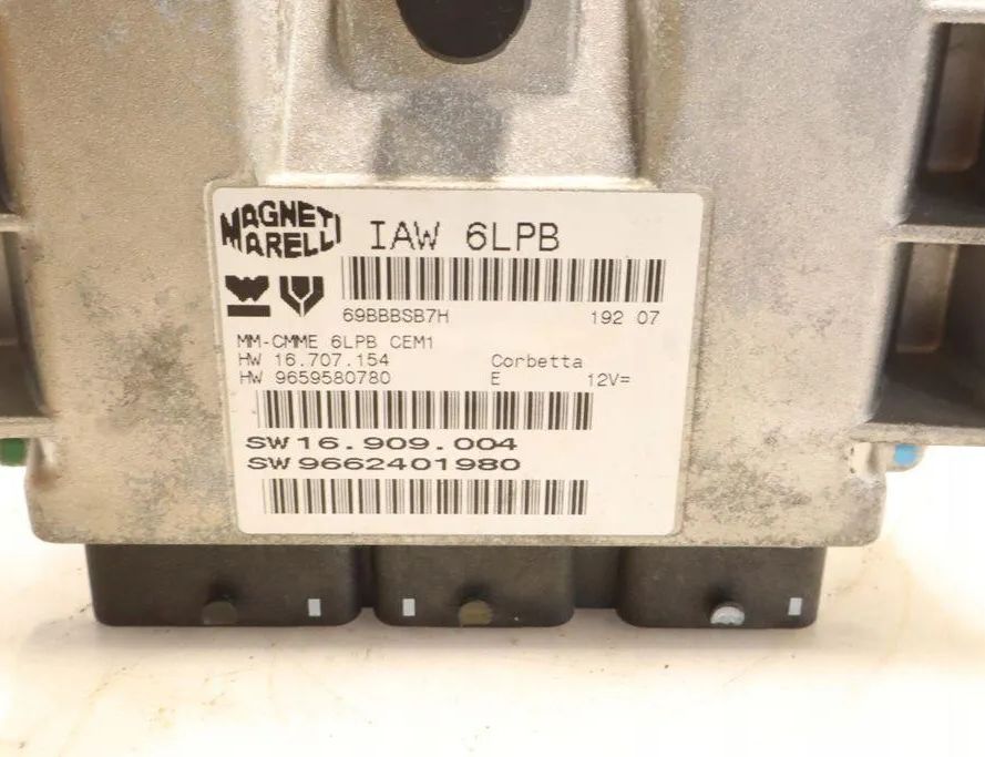 CITROËN C4 Picasso 1 generation (2006-2013) Engine Control Unit ECU 9662401980 32939344