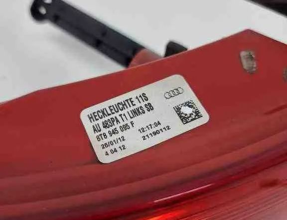 AUDI A5 8T (2007-2016) Aizmugurējais kreisais lukturis 8t8945095f 32441056