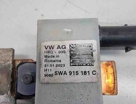 VOLKSWAGEN Golf 8 generation (2019-2023) Akumulātora mīnusa vads 31012023,5WA915181C 32582768