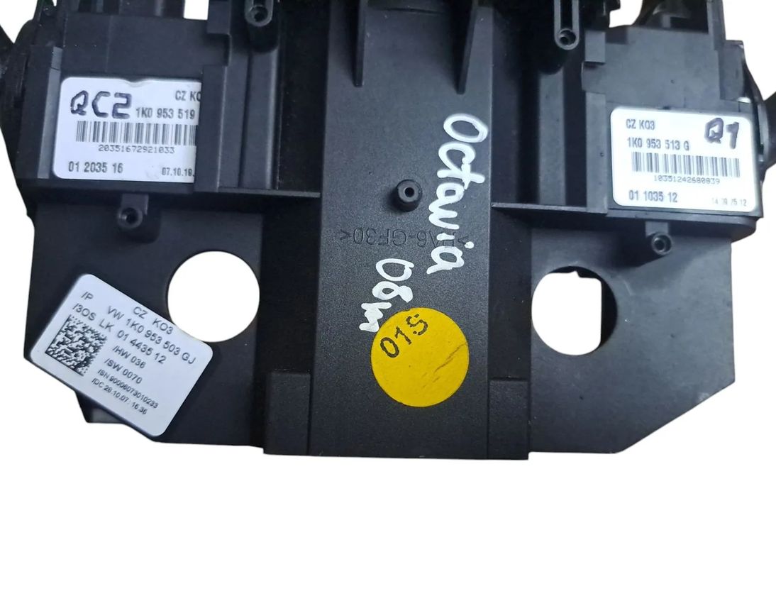 SKODA Octavia 2 generation (2004-2013) Wiper turn signal indicator stalk/ switch 1K0953503GJ,ID4652 28445707