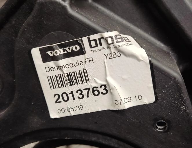 VOLVO S60 2 generation (2010-2020) Rear door window regulator with motor 30784311 33022181