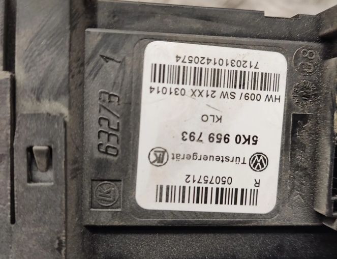 VOLKSWAGEN Caddy 3 generation (2004-2015) Front Right Door Window Control Motor 5k0959793 33072249