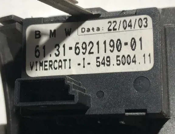 BMW 7 Series E65/E66 (2001-2008) Parking aid switch 549500411 33314039