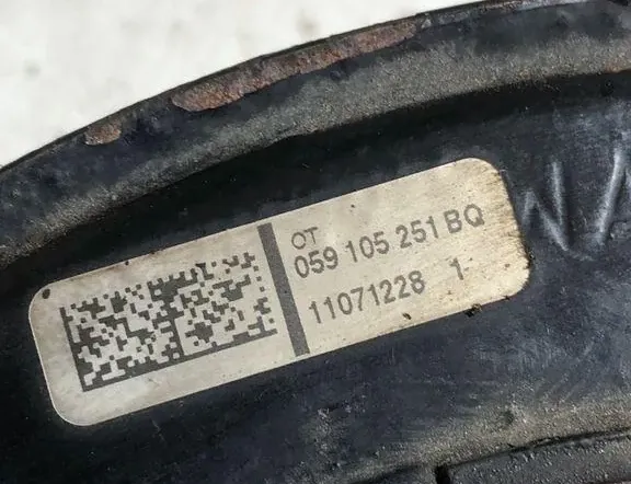 VOLKSWAGEN Touareg 2 generation (2010-2018) Kloķvārpstas skriemelis 059105251BQ 33315612