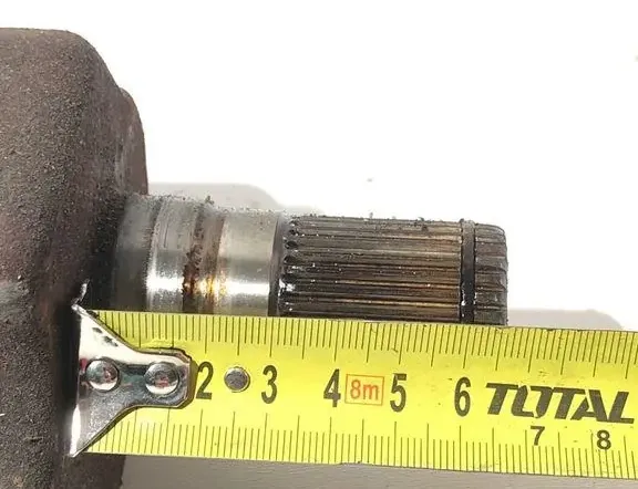 VOLVO V70 2 generation (2000-2008) Priekšējā kreisā pusass P30783203 33317765