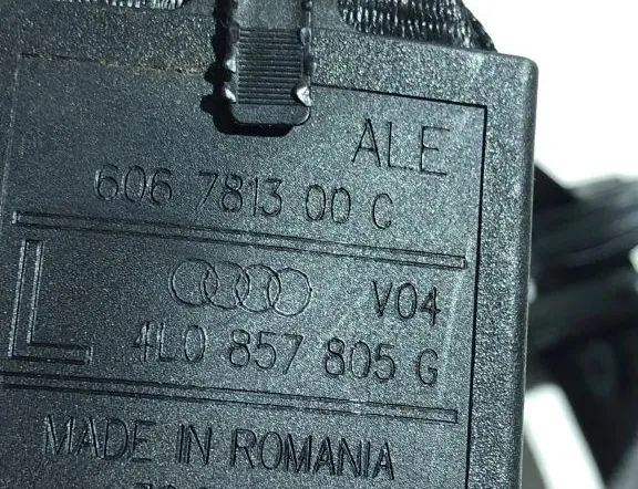 AUDI Q7 4M (2015-2024) Rear Left Seatbelt 4L0857805G,606781300C 33321059