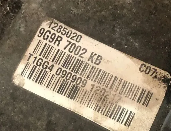 VOLVO XC60 1 generation (2008-2017) Gearbox 9G9R7002KB,000909120217 33321825