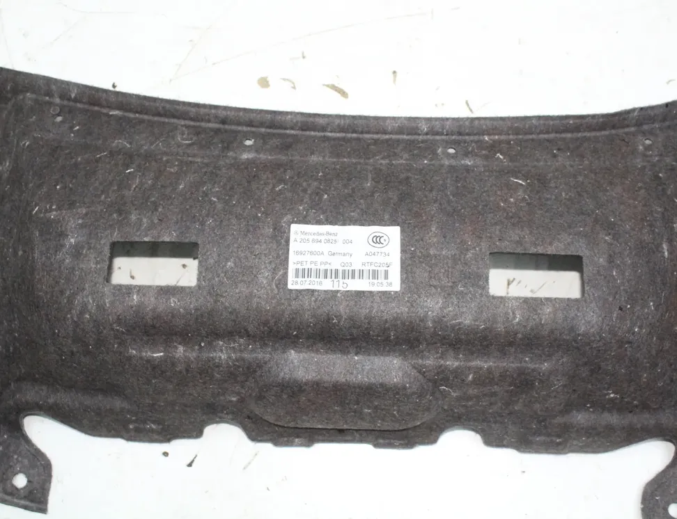MERCEDES-BENZ C-Class W205/S205/C205 (2014-2023) Bagāžas nodalījuma vāka apdare A2056940825 33573264