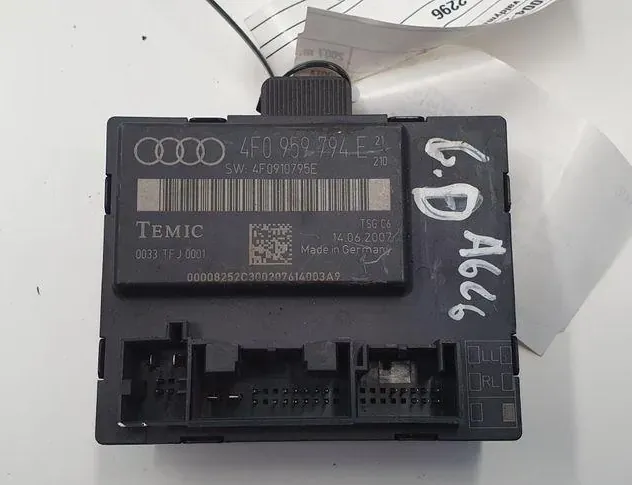 AUDI A6 C6/4F (2004-2011) Блок управления дверей левый задний 4F0959794E 33271926