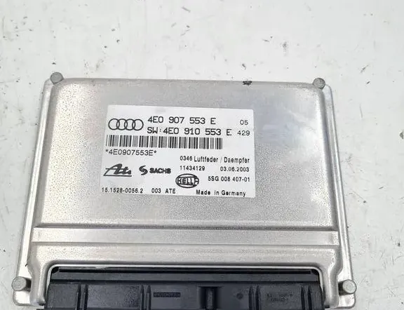AUDI A8 D3/4E (2002-2010) Aktīvās piekares vadības bloks 4E0907553E 33278290