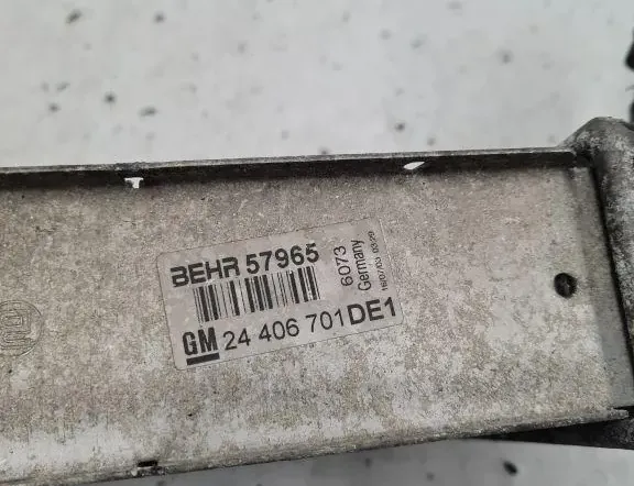 OPEL Zafira A (1999-2003) Starpdzesētāja/interkūlera radiators 24406701 33285896