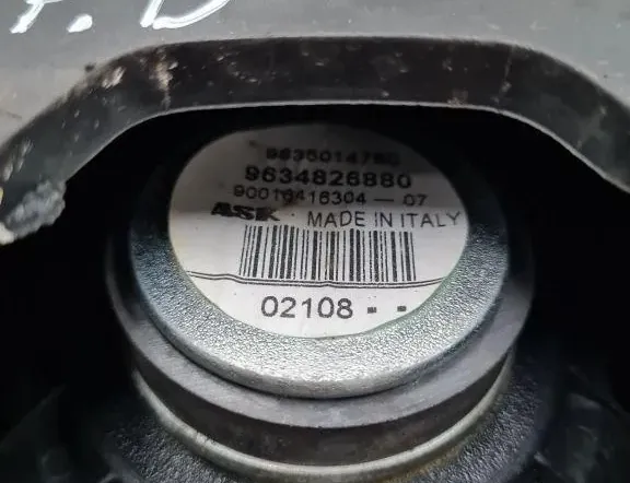CITROËN C4 Picasso 1 generation (2006-2013) Front Right Door Loudspeaker 9635014780 33298896