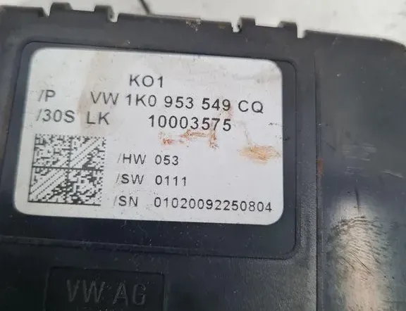 VOLKSWAGEN Golf 8 generation (2019-2023) Steering Wheel Position Sensor 1K0953549CQ 33391735