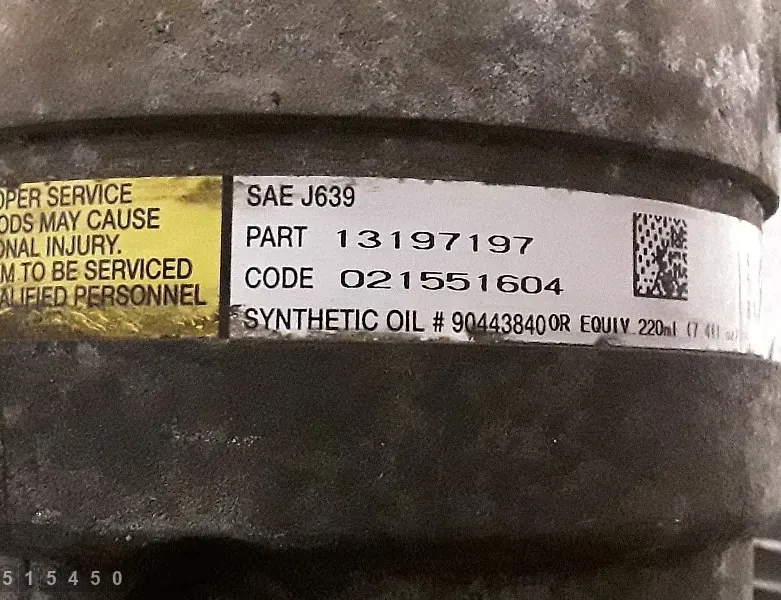 LAND ROVER Defender 1 generation (1983-2016) Gaisa kondicionēšanas sūknis 13197197 33473755