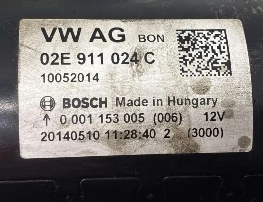 VOLKSWAGEN Passat B7 (2010-2015) Starter Motor 02e911024c,02e911024h,02e911024cx 33542463