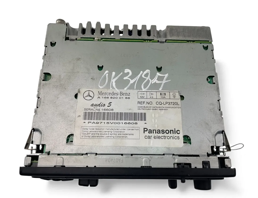 MERCEDES-BENZ A-Class W168 (1997-2004) Music Player Without GPS A1688200186 33515995
