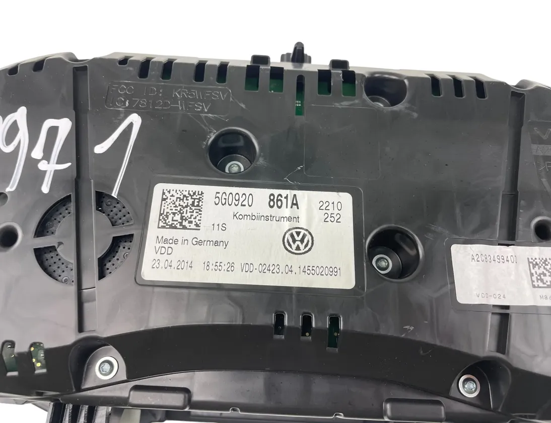 VOLKSWAGEN Golf 7 generation (2012-2024) Спидометр 5G0920861A 33547954