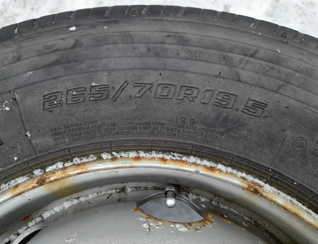 RENAULT TRUCKS Midlum (2000-present) Ritenis R19.5*J6.75*Ø220*8x280,265/70R19.5,*140/138M*,3705,8.55m,GOODYEAR,Withtyre 33724978