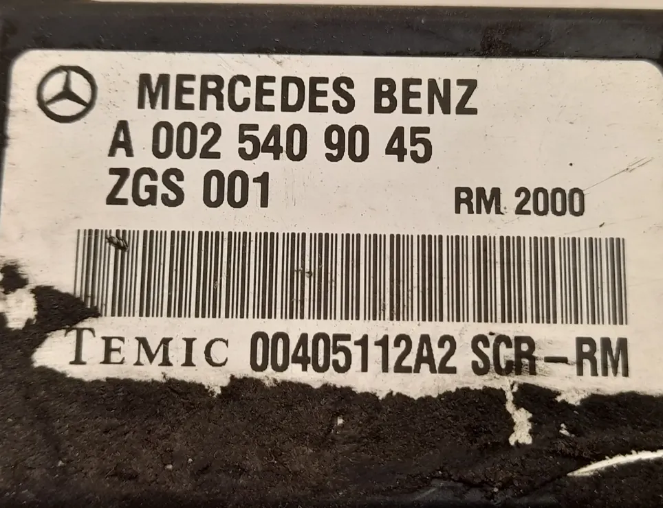 MERCEDES-BENZ ACTROS MP2 / MP3 (2002-present) AdBlue vadības bloks A0025409045,A0025409045,0025409045 34399719