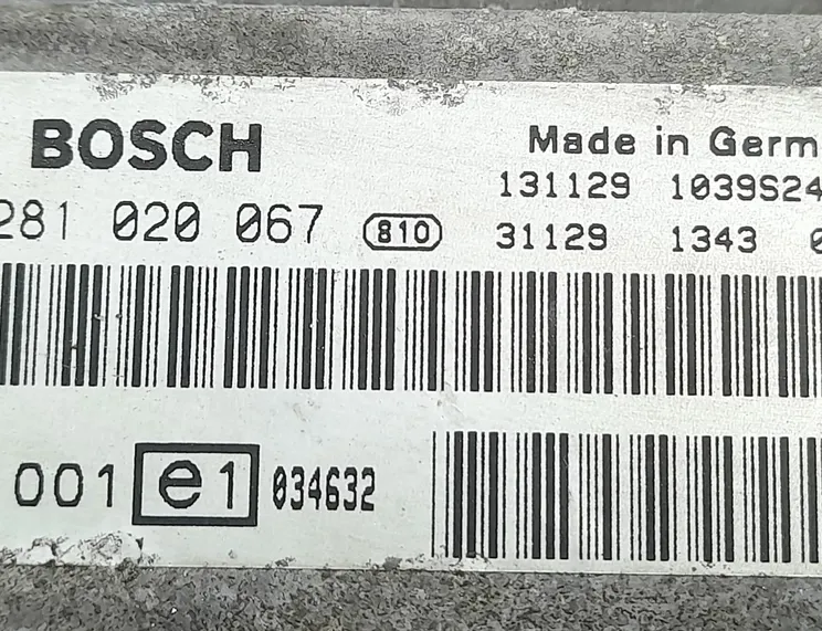 MAN TGX (2007-present) Motora vadības bloks 0281020067,0281020067,51.25833-0007,51258330007,51258337007,51.25833-7007 34804117
