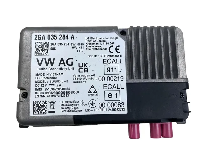 SEAT Arona 1 generation (2017-2024) Блок управления Bluetooth 2GA035284A 33606540