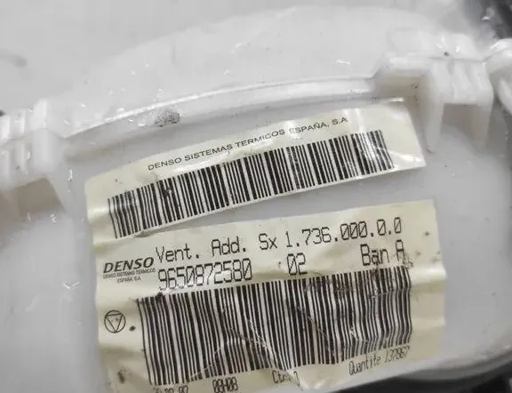 CITROËN C4 Picasso 1 generation (2006-2013) Interior Heater 9650872580 33241378