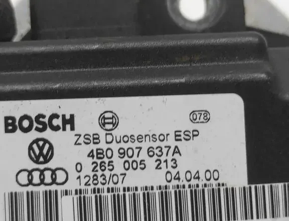 AUDI A6 C6/4F (2004-2011) Датчик ускорения 0265005213,4B0907637A 33241931