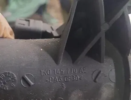 VOLKSWAGEN Golf 5 generation (2003-2009) Intercooler Hose Pipe 1K0145770AE 33243483