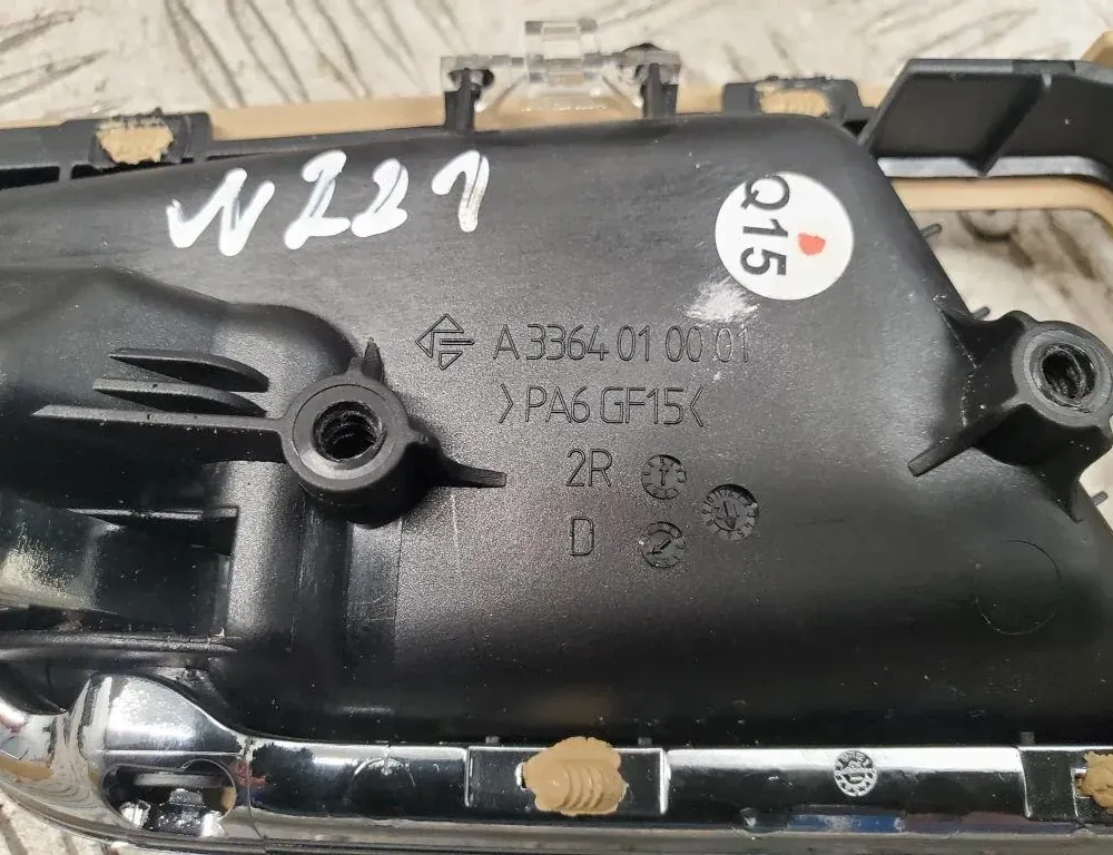 MERCEDES-BENZ S-Class W221 (2005-2013) Labais priekšējais iekšējais atvēršanas rokturis A3364010001 33442923