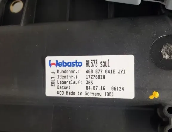 AUDI A7 C7/4G (2010-2020) Sunroof 4G8877041E,4G8877255A 33448533