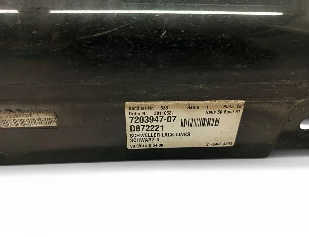 BMW 5 Series Gran Turismo F07 (2010-2017) Left Side Plastic Sideskirt Cover 33452705