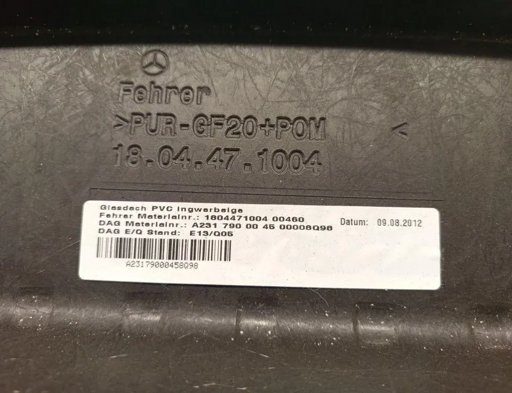 MERCEDES-BENZ SL-Class R231 (2012-2020) Обивка потолка A2317900045 33464462