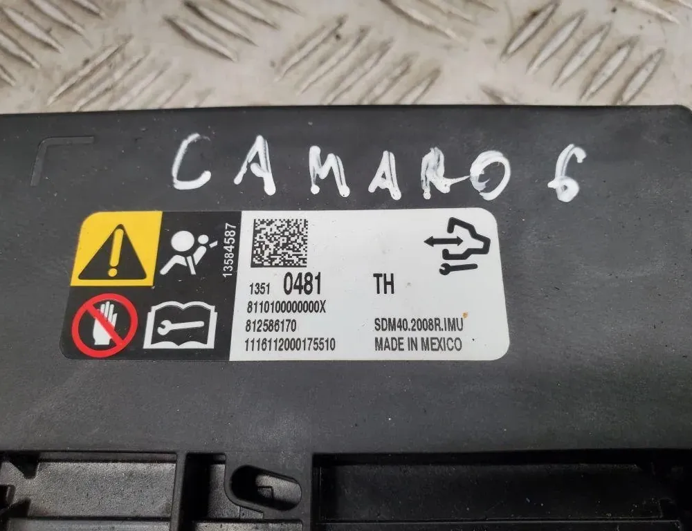 CHEVROLET Camaro 6 generation (2015-2024) SRS Control Unit 13510481 33488194