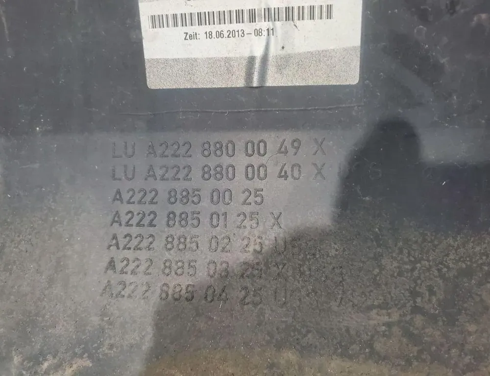 MERCEDES-BENZ S-Class W221 (2005-2013) Бампер задний A2229060048 33489705