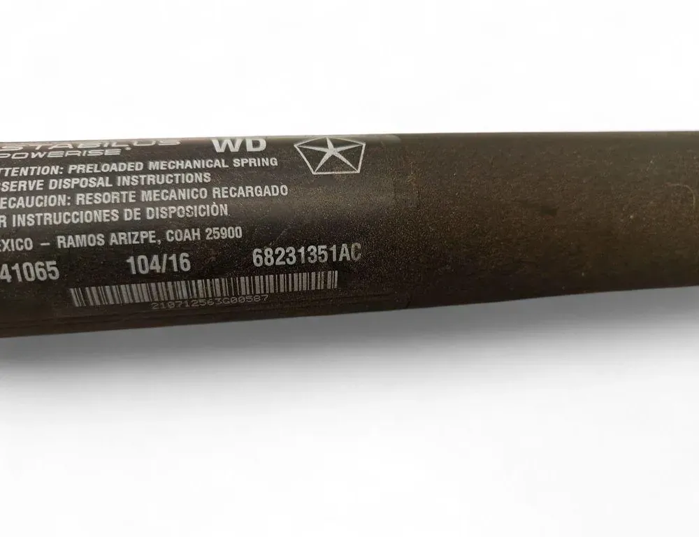 DODGE Durango 3 generation (2010-2024) Right Side Tailgate Gas Strut 68231351AC 33490924